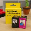 2 Cartouches Compatibles CANON PG-560XL CL-561XL Pixma TS 5300 à TS 7451 &amp; Pixma TS 5350a à TS 7451a &amp; Pixma TS 5350i à TS 7451i