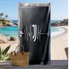 Juventus FC Printed Beach Towel Quick Dry Soft TowelPortable Large Rectangular Beach Blanket for Travel Swimming Pool