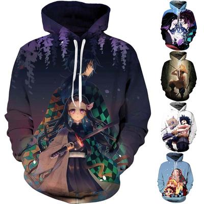 Trendy Anime Hoodies Demon Slayer Kimetsu No Yaiba 3D Print Hooded Sweatshirt Men Women Fashion Pullover Hip Hop Hoodie Clothing – Buy The Best Products In The Online Store - Foto 9