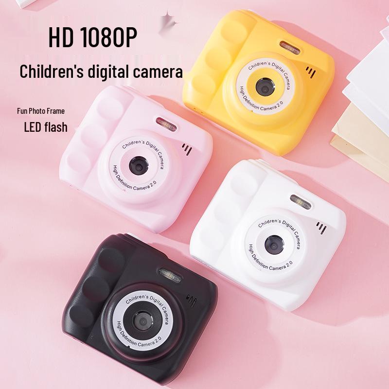 Children's 1080P Digital Camera with Photo Transfer, Selfie Burst Mode, and Built-In Games