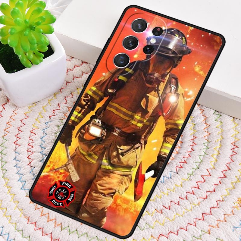 

fire fireman firefighter Phone Case for Samsung Galaxy note 10 pro S26 Ultra S23 S24 FE S25 S21 S22 PLUS shockproof Cove Galaxy S21 5G