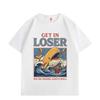 Komm rein Verlierer Wir tun Gottes Willen Lustiges Christliches T-Shirt Mode Y2k Oversized T-Shirts Herren Damen Freizeit Baumwoll-T-Shirts