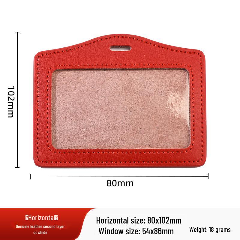 Genuine Leather Card Holder for ID & Documents
