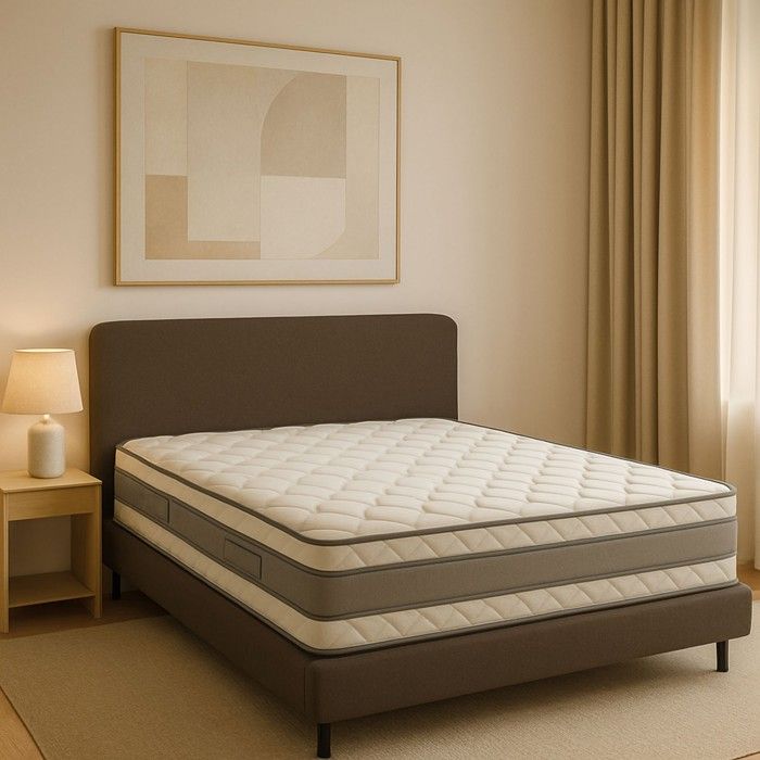 Matelas Mémoire de Forme 140x190 cm - Soutien Ferme 21 cm Durable - MATELAS DELUXE MEMORY