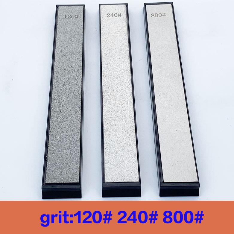 

Набор из 3 шт. Алмазный брусок Ruixin Pro RX008 Замена точильного камня Алмазный точильный камень Шлифовальный камень Система заточки as photo