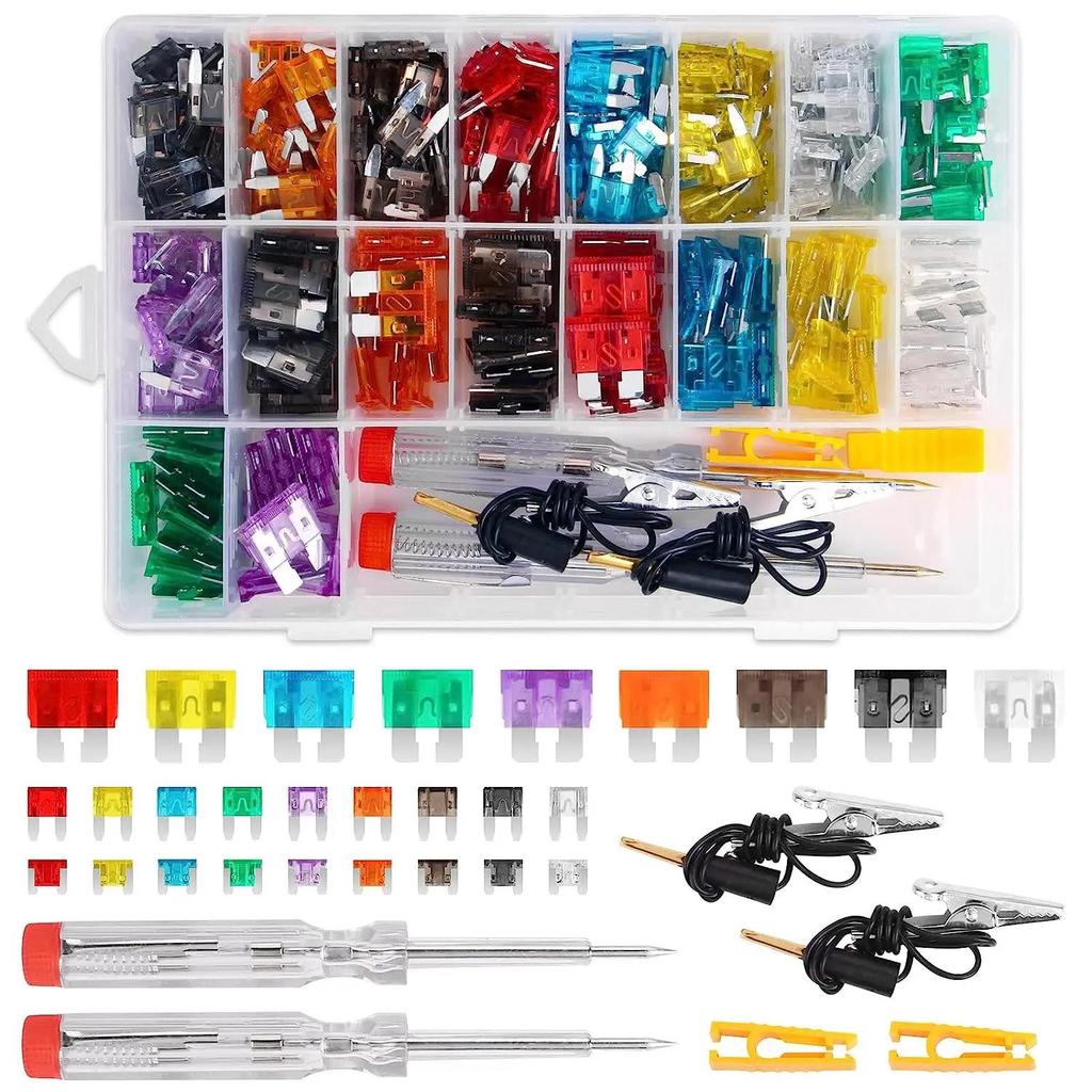100pcs Standard Car Fuses 2A 3A 5A 7.5A 10A 15A 20A 25A 30A 35A Free Matching Choice Car Fuses Blade Fuses for RV/Truck/SUV Fuse Holders1