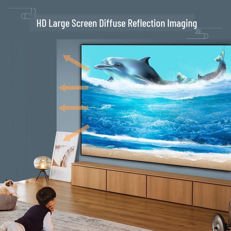 PInYUE V5 Anti-Light Fixed Frame Projector Screen