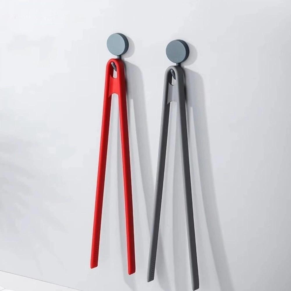 Non-slip Silicone Food Tongs Food Grade Cooking Clip Multi-functional Grill Tongs Camping
