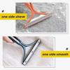 Double-Sided Portable Lint Remover for Pet Hair-Reusable Fabric Shaver for Clothes/Carpet/Car Seats,Fur Removal Tool Hair Brush
