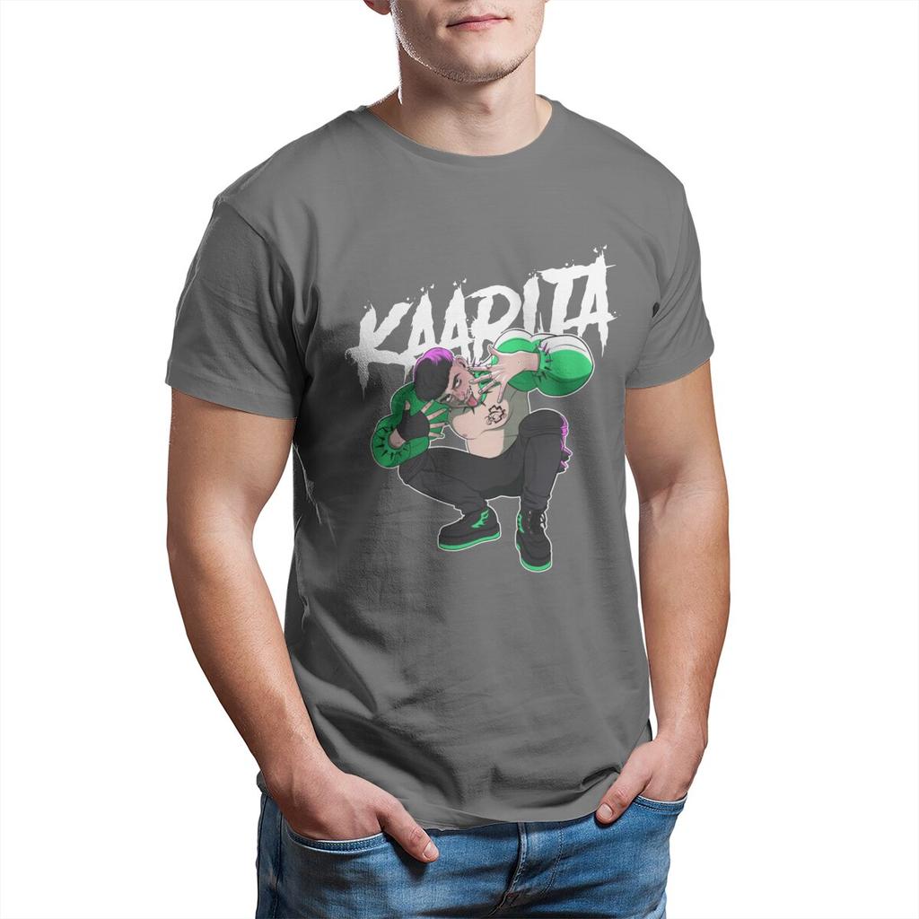Kaarija Eurovision Cha Cha Cha Men's T Shirt  Leisure Tee Shirt Short Sleeve Crew Neck T-Shirt Cotton Classic Clothes