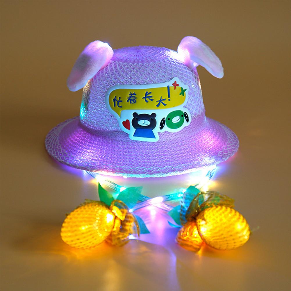 Cute Cartoon Dog Dance Ears  Straw Hat