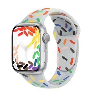Silicone Sport Band For Apple Watch Strap49mm 44mm 45mm 40mm 41mm 42mm 38mm Bracelet Iwatch Series9 8 7 6 5 4 3SE Ultra 2 Correa