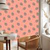Wallpaper Small Flowers Coral, Peach and Orange 50x1000