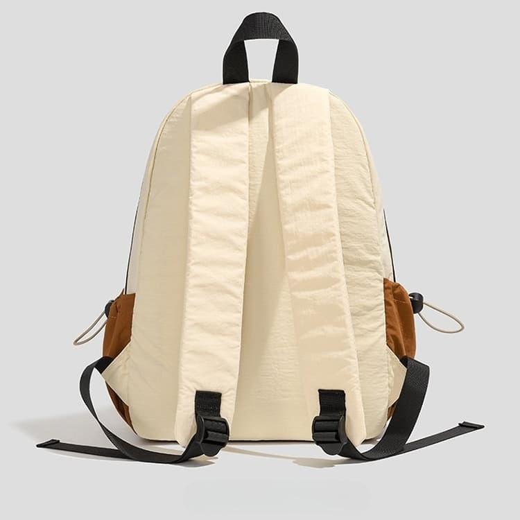 Color-blocking contrasting light backpack women