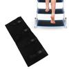 3Pcs RV Step Covers 22 X 20 Inch Black RV Step Rug Carpets for Curved Foot Ladder Manual Electrical 