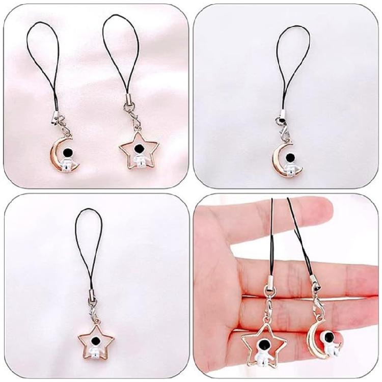 Astronaut Phone Charm Strap Handbags Charm Pendants Fruit Phone Lanyard Strap