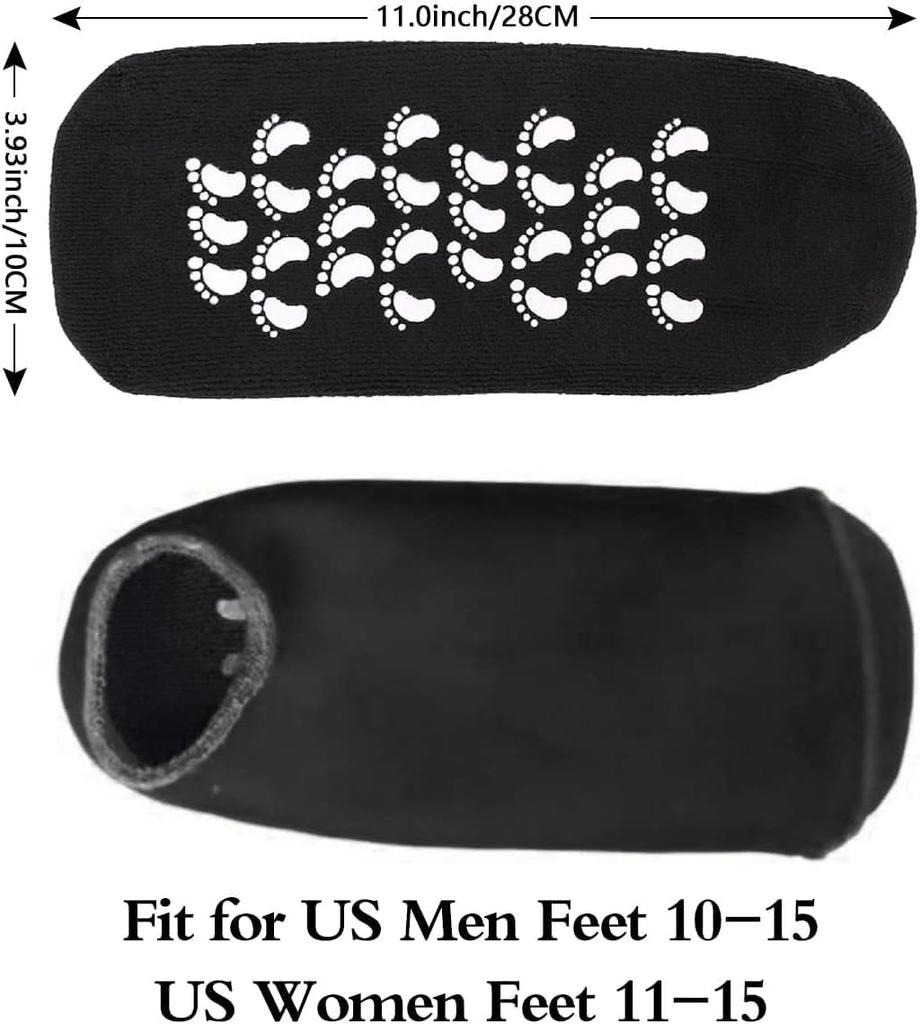 SEFLICA® 2 Pair Silicone Socks for Women, Crack Heel Repair Socks, Spa Gel Socks for Women, Silicon Socks, Silicone Socks for Men, Foot Hydration So