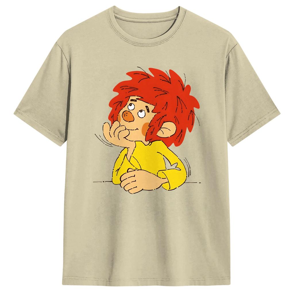 PPumuckls T Shirt Summer Streetwear TShirts Cotton Trending Tee Shirt For Unisexs Casual Tops