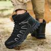 Outdoor Hiking Shoes Men Shoes Anti-slip Warm Comfortable Plush Breathable Ankle Boots Men Lace-up Casual Sneakers Men