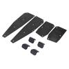 Motorcycle Footboard Steps Durable Increased Stability Comfort Replacement for Aprilla SR GT200 GT125 Black