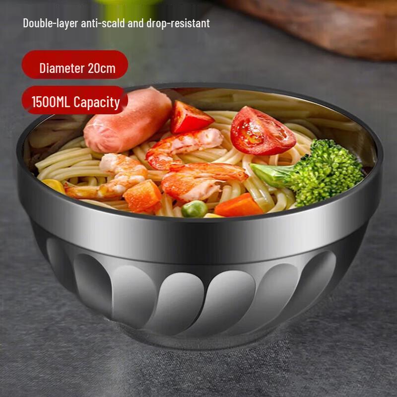 Maxcook 20CM Stainless Steel Lily Bowl