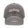 Cappellino da baseball unisex in morbido cotone con ricamo LETTERA COLORADO Regolabile Unisex Cappellini Sportivi Casual per Donne Uomini
