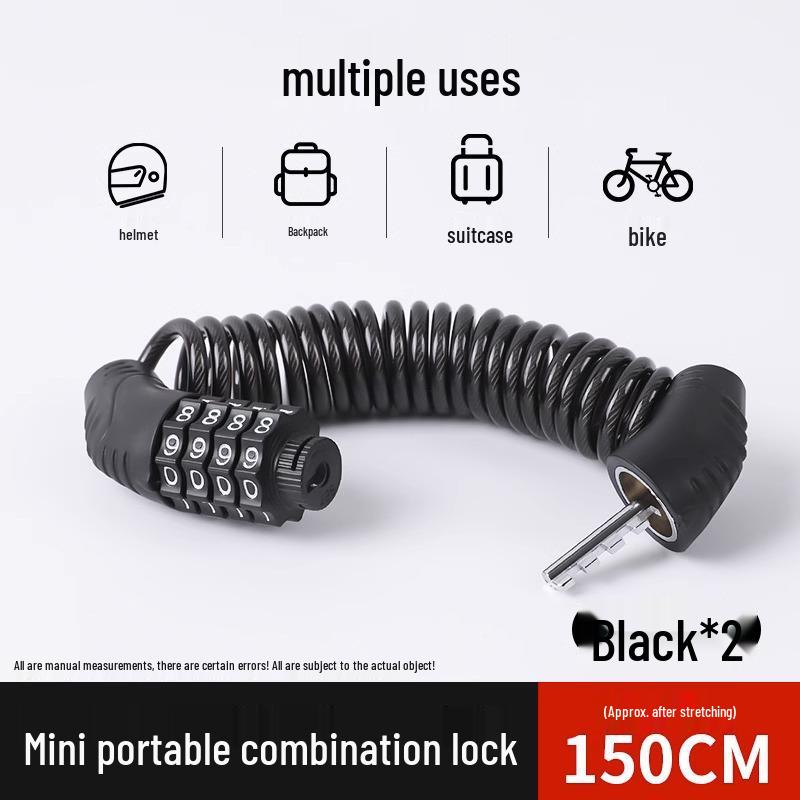 Portable Anti-Theft Lock: Mountain Bike, Motorcycle, Electric Vehicle, Mini Chain Lock