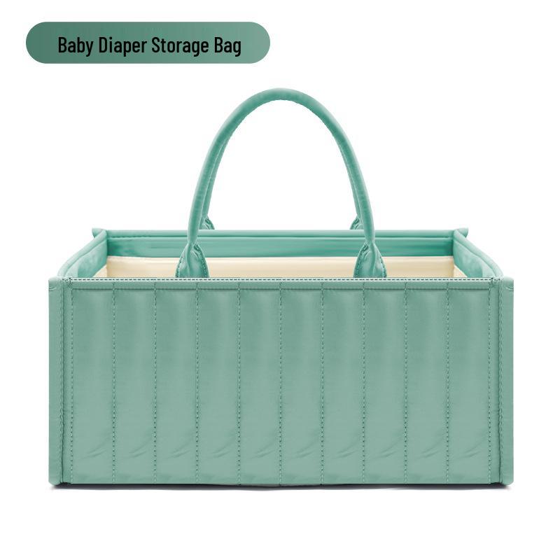 

Multi-functional Large Capacity Foldable Cotton Diaper Bag for Moms 38.1 x 25.4 x 17.8 cm