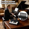 Business Card Holder 3D Printed Piano Key Design Holder for Cards And Receipts Creative Music-Themed Office Desk Organizer Novelty Office Gift for