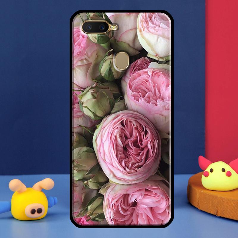 Peonies Beautiful Flower Case For Oppo A16 A76 A96 A58 A78 A98 A5 A9 A91 A15 A17 A77 A52 A72 A74 A94 A54S A57S Cover