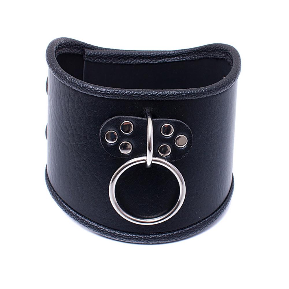 BDSM Slave Posture Collar,Leather Tall Choker Submissive,Leather Neck Harness Bondage Restraints,Restriction,Sex Toys for Coupl