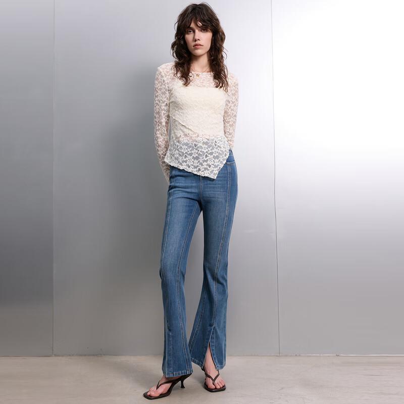 

Women s High-Waist Slim Fit Bootcut Jeans L 165/72A