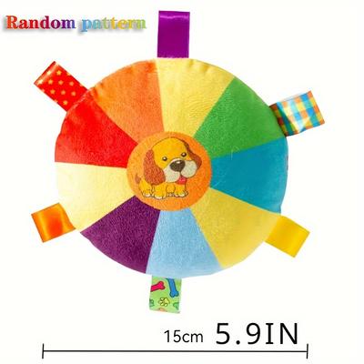 1 Plush Squeaking Dog Toy Cartoon Pattern Interactive No Battery Sound Toy Durable Puppy Game and Training Game Accessories