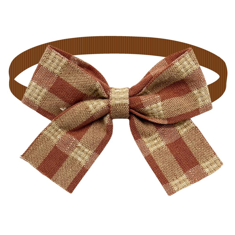 50/100pcs Plaid Dog ties For Mini Small Dog Bowties Adjustable Dogs Pets Cat Bow Tie For Small Dogs Fashion Dog Supplies