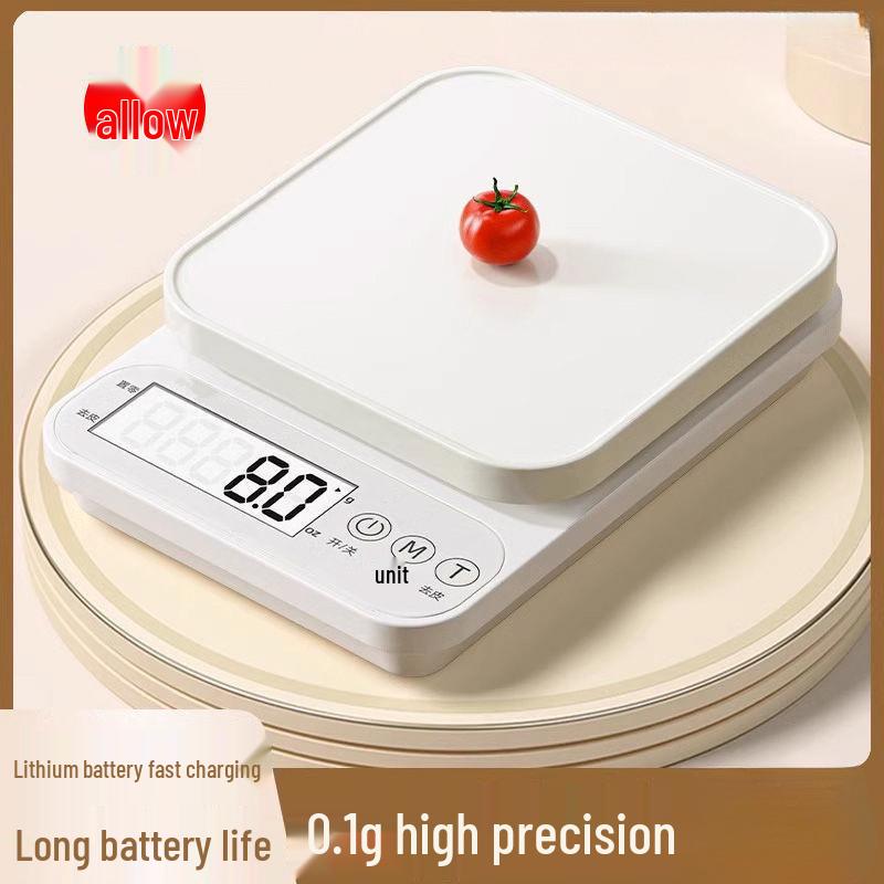 Compact Kitchen Digital Gram Scale for Precise Baking and Food Weighing
