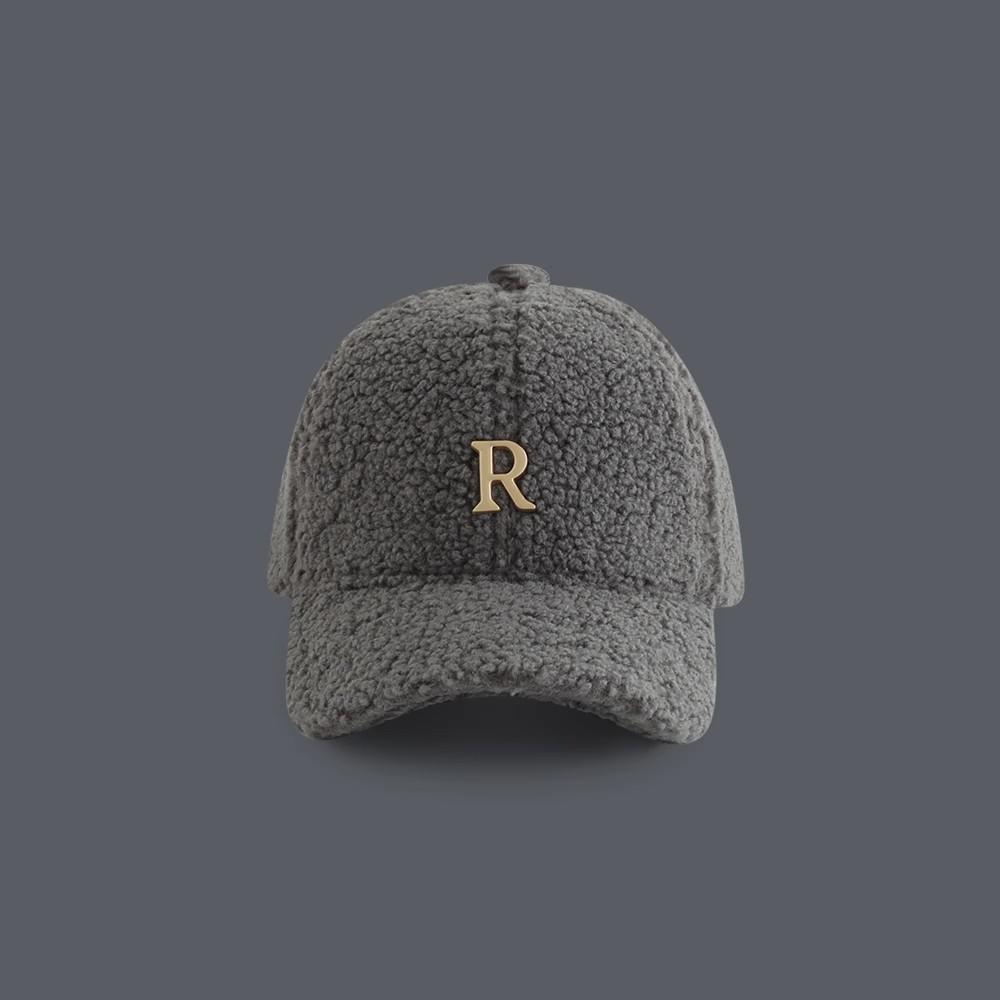 Baseball Cap Winter Hat For Women Men Unisex Letter Metal Logo Imitation Cashmere Keep Warm Simple Casual Winter Caps New Velvet