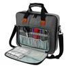 Portable Embroidery Organizer Bag with Multi Pocket Oxford Cloth Embroidery Project Bag for 11.2" Hoop Embroidery Supplies Bag
