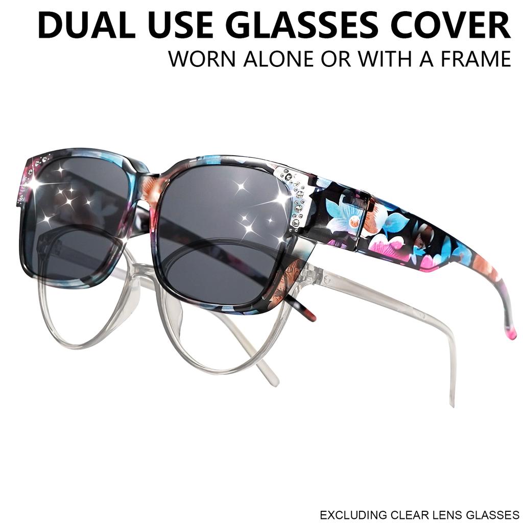 Oversized Square Fashion Sunglasses - Decorative Lenses for Fashion & Style, Stylish Eyewear, Elegant Eyewear