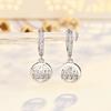 Crown Zircon Earrings for Women Light Luxury Style Short Tassel Earrings Earrings Earrings