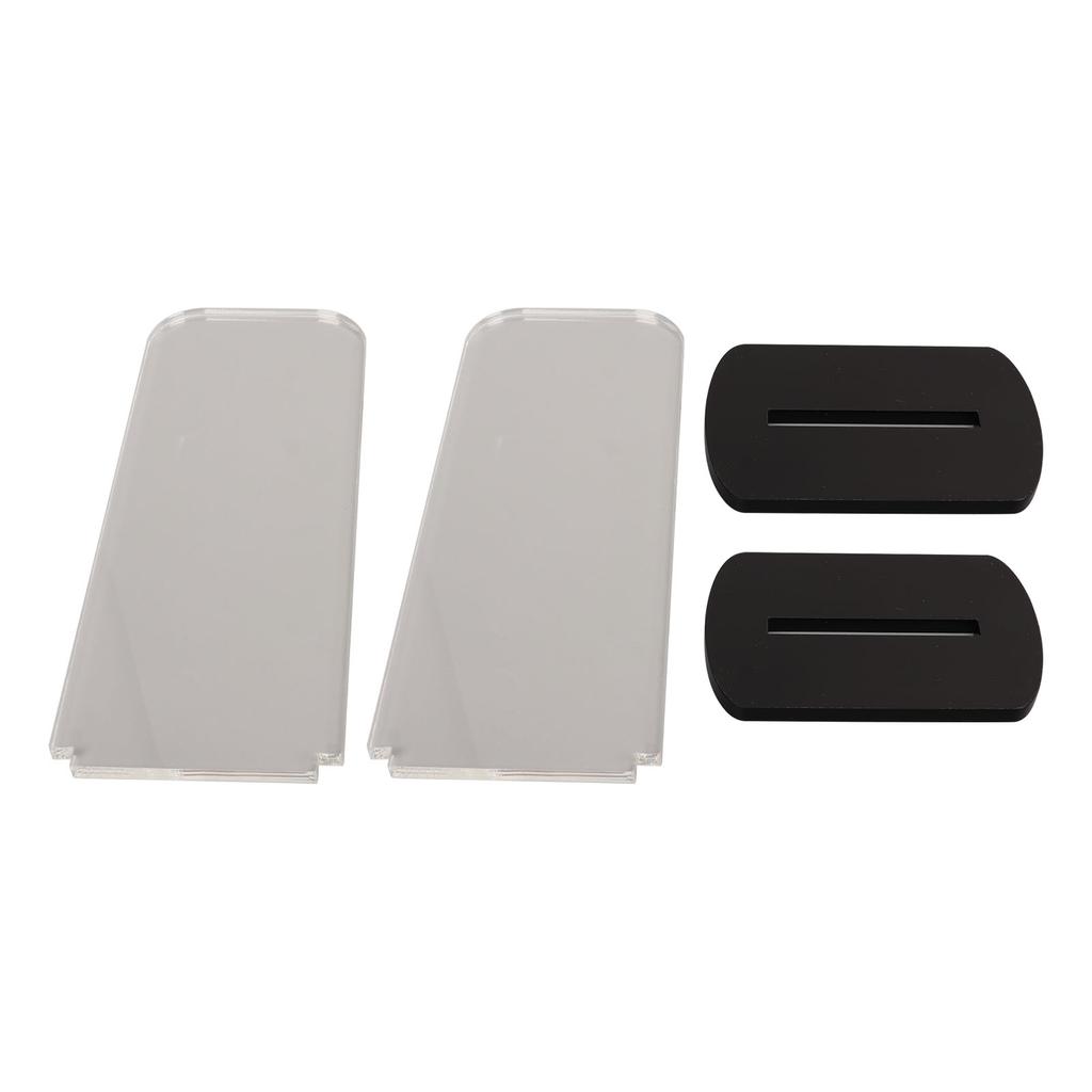 2Pcs Acrylic Boxing Glove Stand Vertical Boxing Glove Display Stand Acrylic Gloves Holder Black