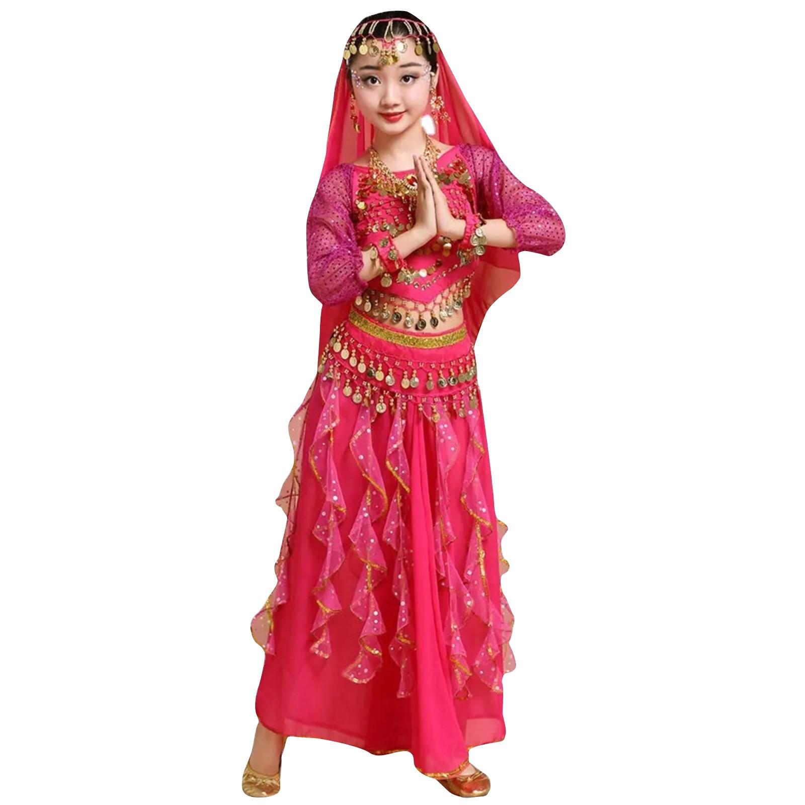 

Кружевное платье принцессы с рукавами 3/4 для маленьких девочек, праздничное тюлевое платье, одежда для косплея M горячий розовый