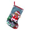 Christmas Stockings Xmas Ornament Christmas Sock 3D Pattern Santa Snowman Bear Hanging Xmas Tree Decoration Candy Gift Bags