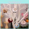 Colorful Wool Felt Deer And Sheep Christmas Tree Ornaments For Cozy Atmosphere