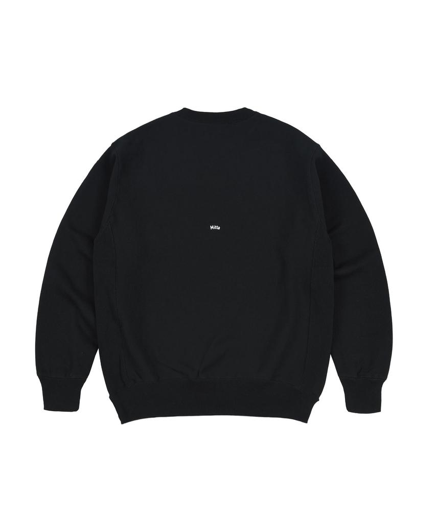 MITTA Heavyweight Crewneck - Black
