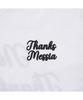 THANKS MESSIA Handwritten Cowboy Tshirt-White