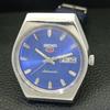 JAPAN 6309A VINTAGE SEIKO 5 AUTOMATIC MENS BLUE COLOR DIAL WATCH a701284-5 R206a-a701284