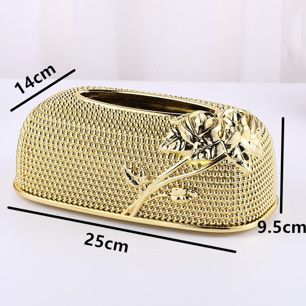 Decorative Tissue Box Holder for Home Car Countertop Elegant Paper Case Cover
