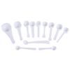 Plastic Measuring Spoons for Milk Powder & Table Salt (1-15g/ml)