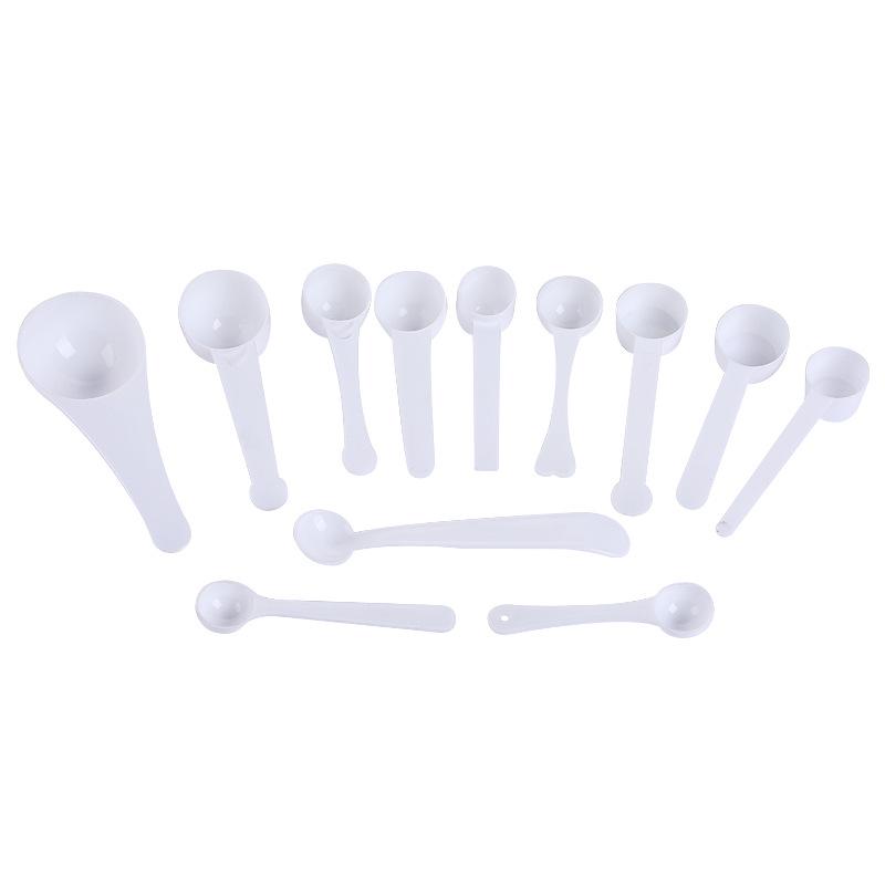 Plastic Measuring Spoons for Milk Powder & Table Salt (1-15g/ml)