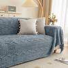 מגבת ספה חדשה דו-צדדית מכותנה קטיפתית נוחה, כיסוי ספה מלא יוקרתי קל, כיסוי ספה קטיפתי עמיד לשריטות חתולים לסתיו וחורף